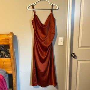 Lulus bronze dress